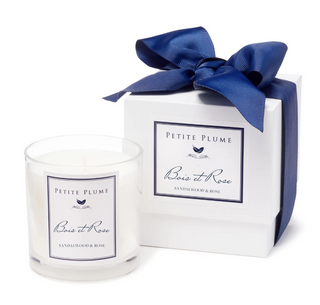 Petite Plume Bois et Rose Candle