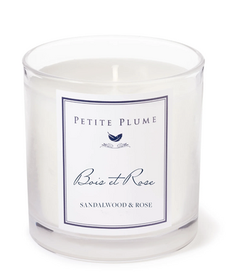 Petite Plume Bois et Rose Candle