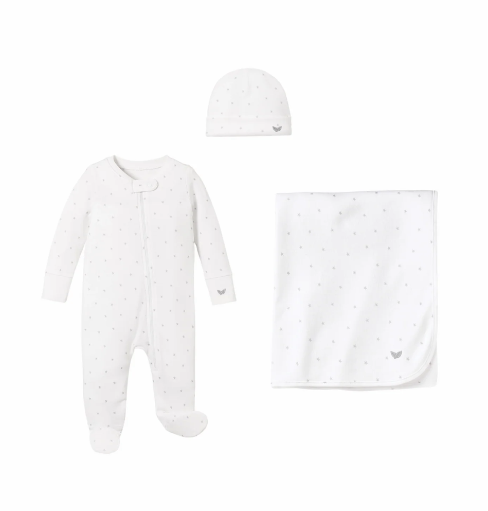 Welcome Home Baby Set - Grey Stars