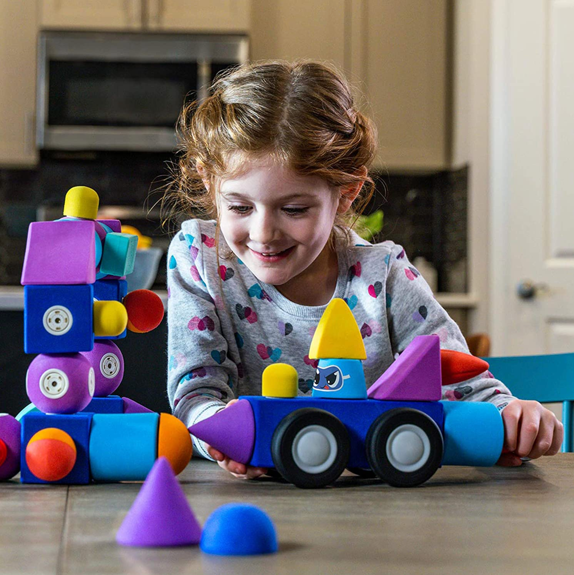 Magnetic Foam Blocks - Castle