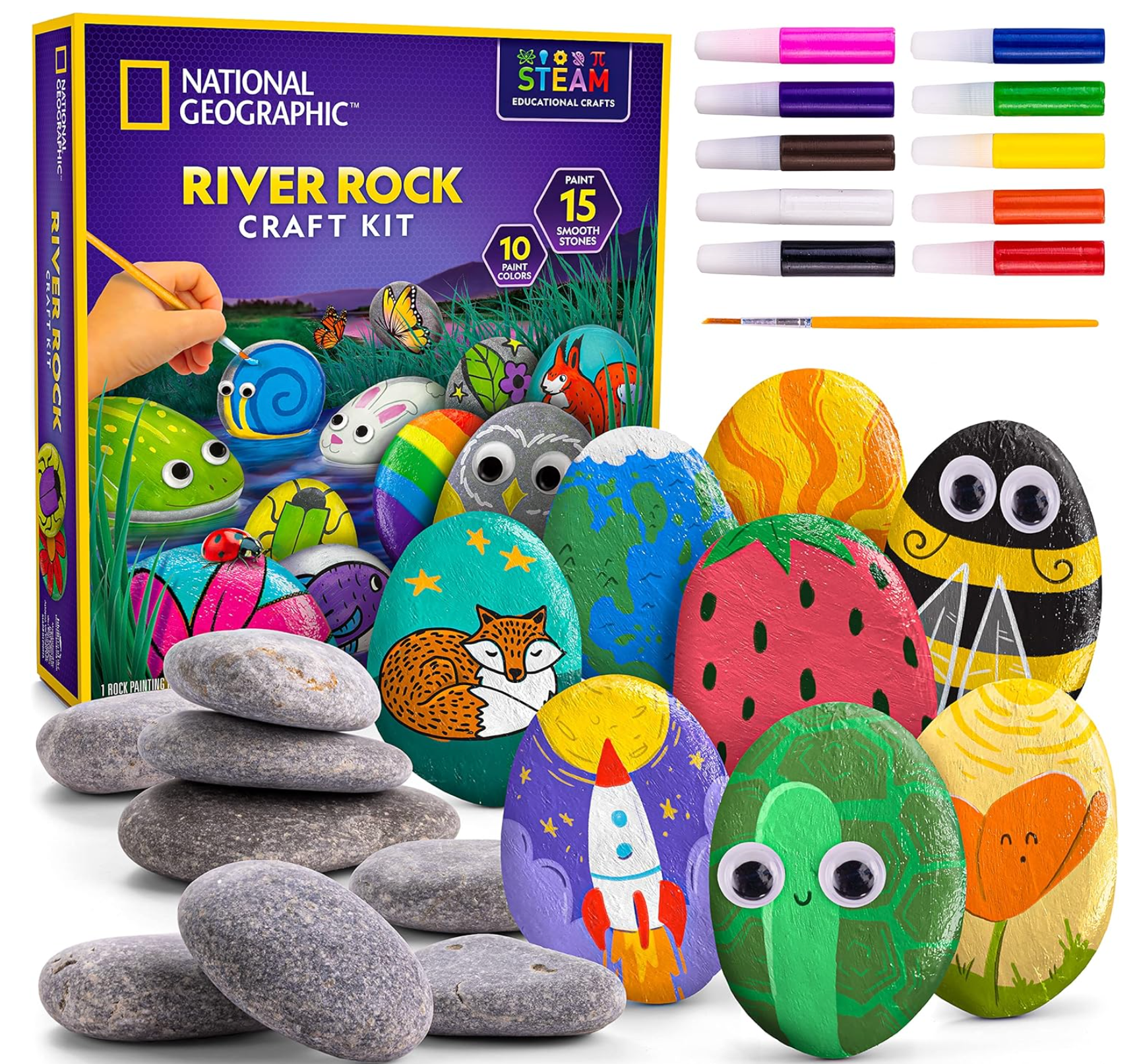 National Geographic - Rock  Painting Activity Kit