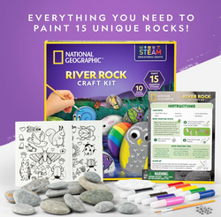 Image of National Geographic - Rock  Painting Activity Kit