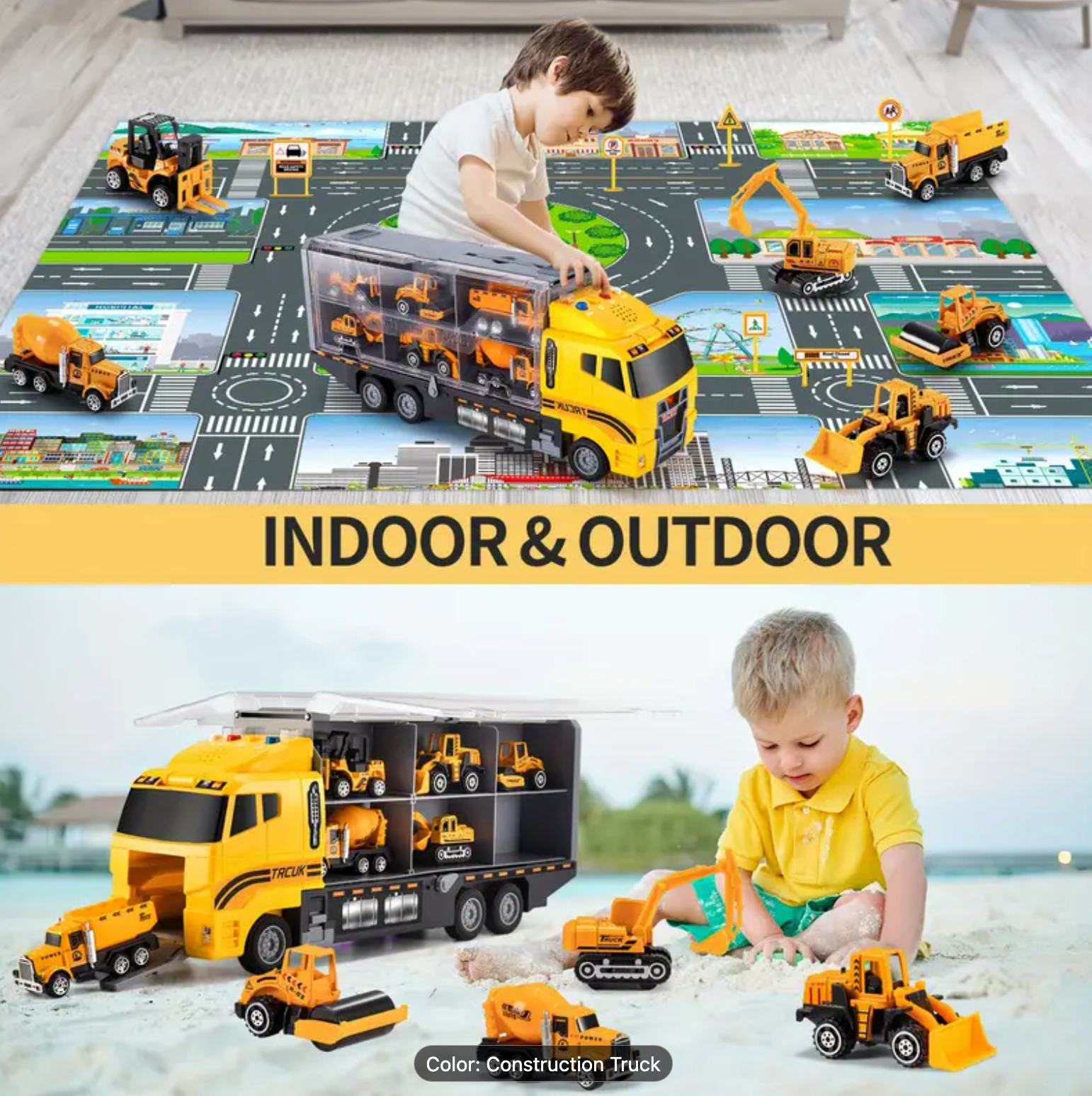 Transport Vehicle Toy Set