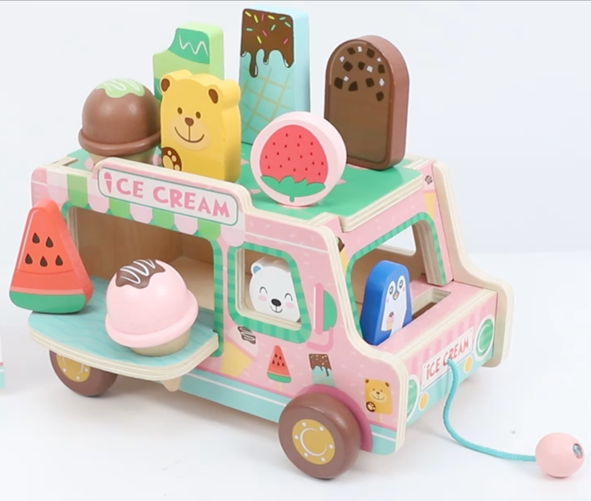 Wooden Ice Cream Truck