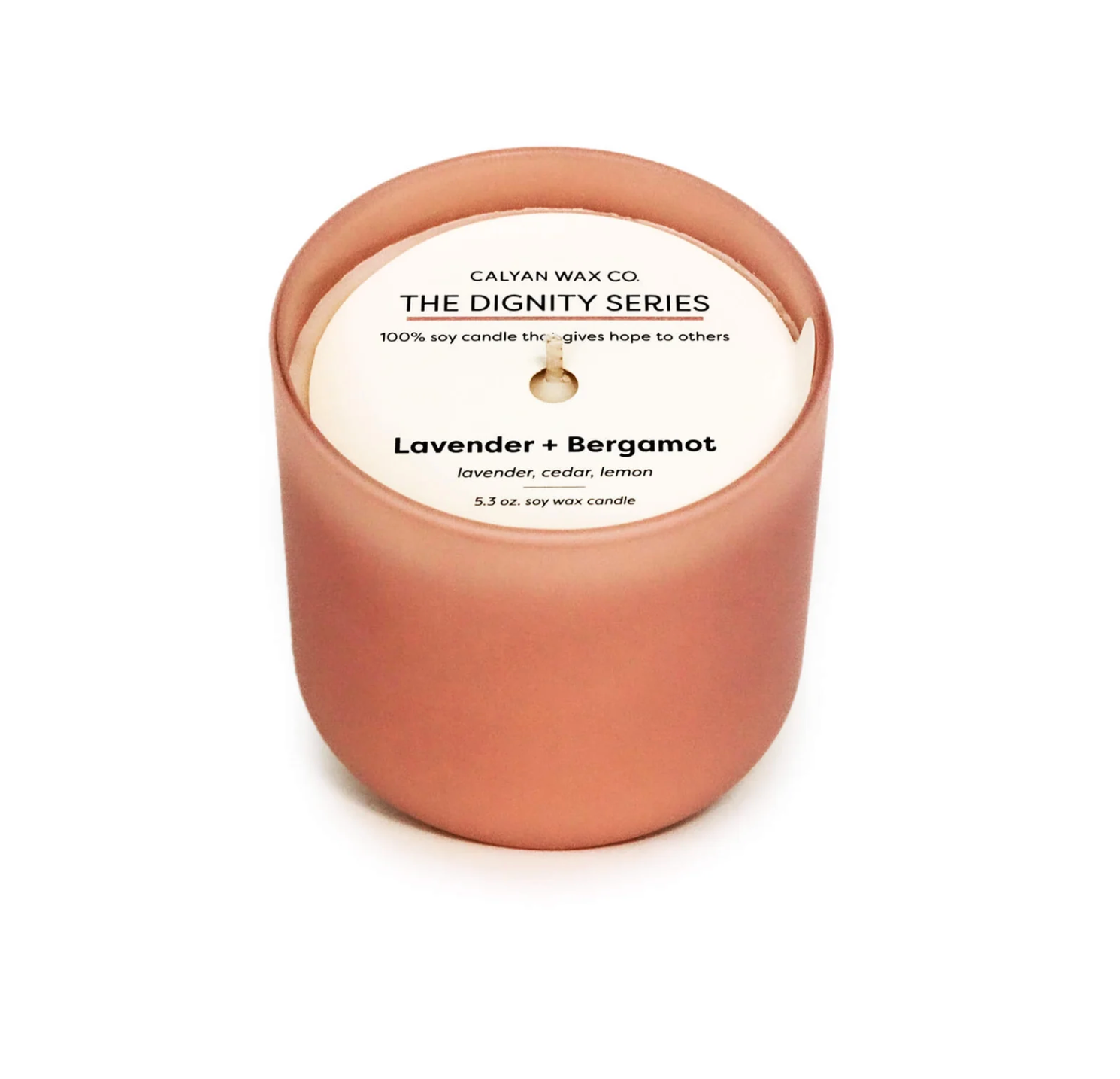 Lavender and Bergamot Soy Candle