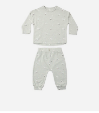 Rylee + Cru Long Sleeve Tee + Pant Set Mushrooms