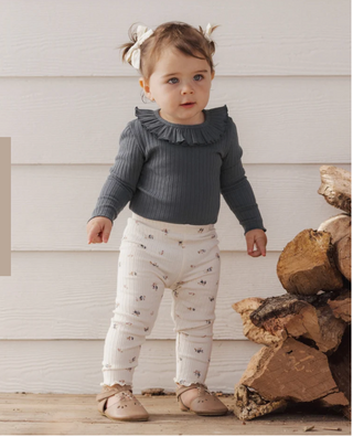 Rylee + Cru Legging Natural Ditsy