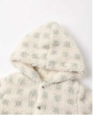 Rylee + Cru Fleece Jumpsuit Sage Check