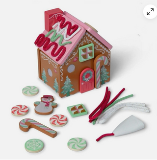 Gingerbread House Play Set Pink