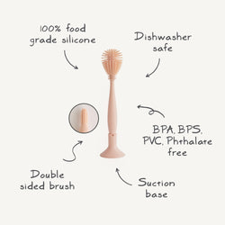 Image of Silicone Baby Bottle Brush
