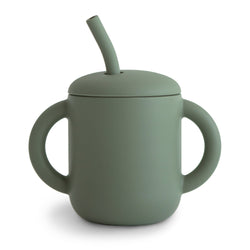 Image of Silicone Training Cup + Straw