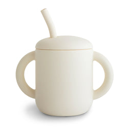 Image of Silicone Training Cup + Straw