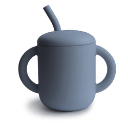 Image of Silicone Training Cup + Straw