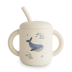 Image of Silicone Training Cup + Straw
