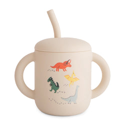 Image of Silicone Training Cup + Straw