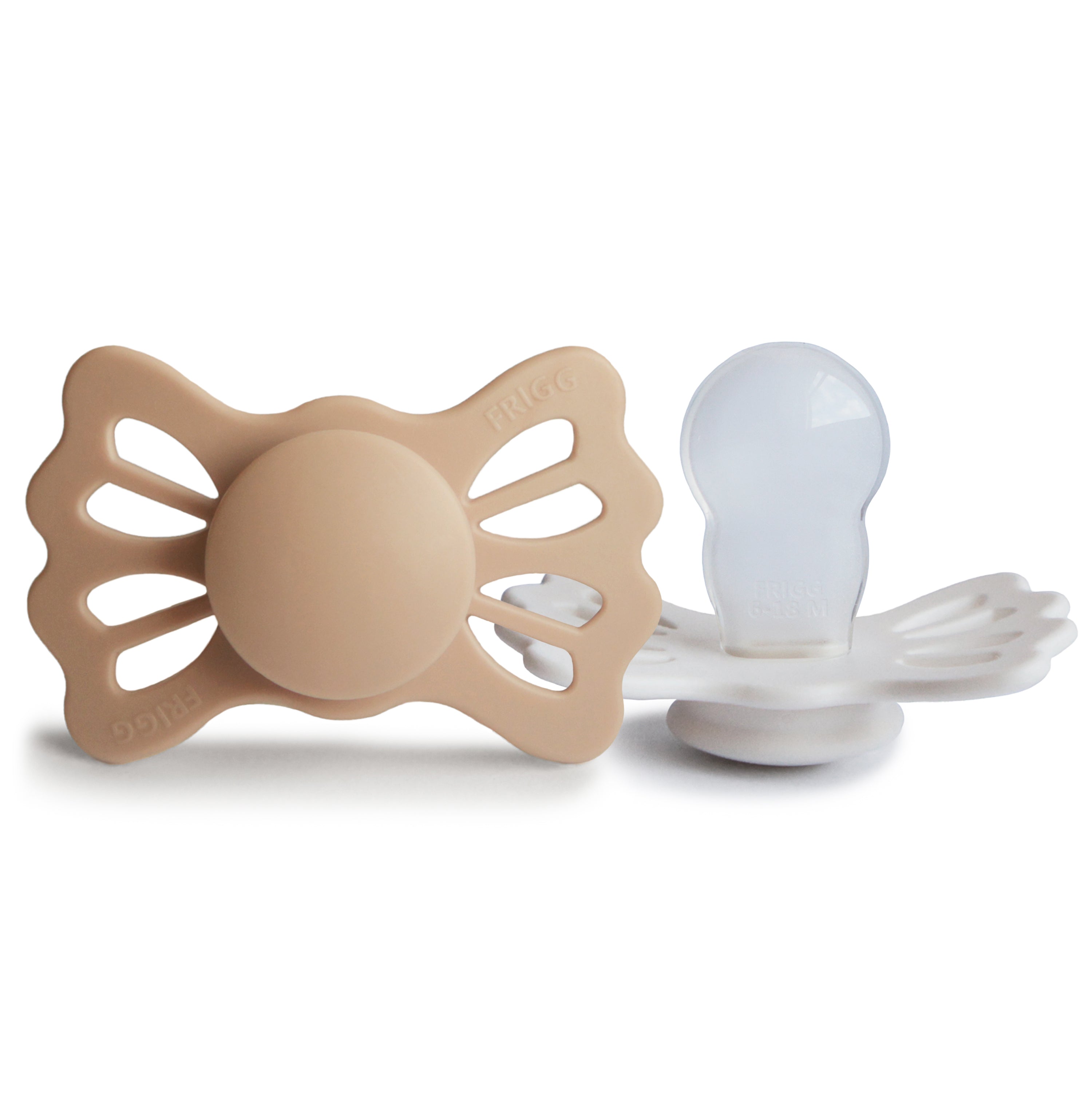 Image of FRIGG Lucky Symmetrical Silicone Pacifier 2-Pack (6-18 Months)