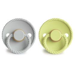 Image of FRIGG Rope Natural Rubber Pacifier 2-Pack