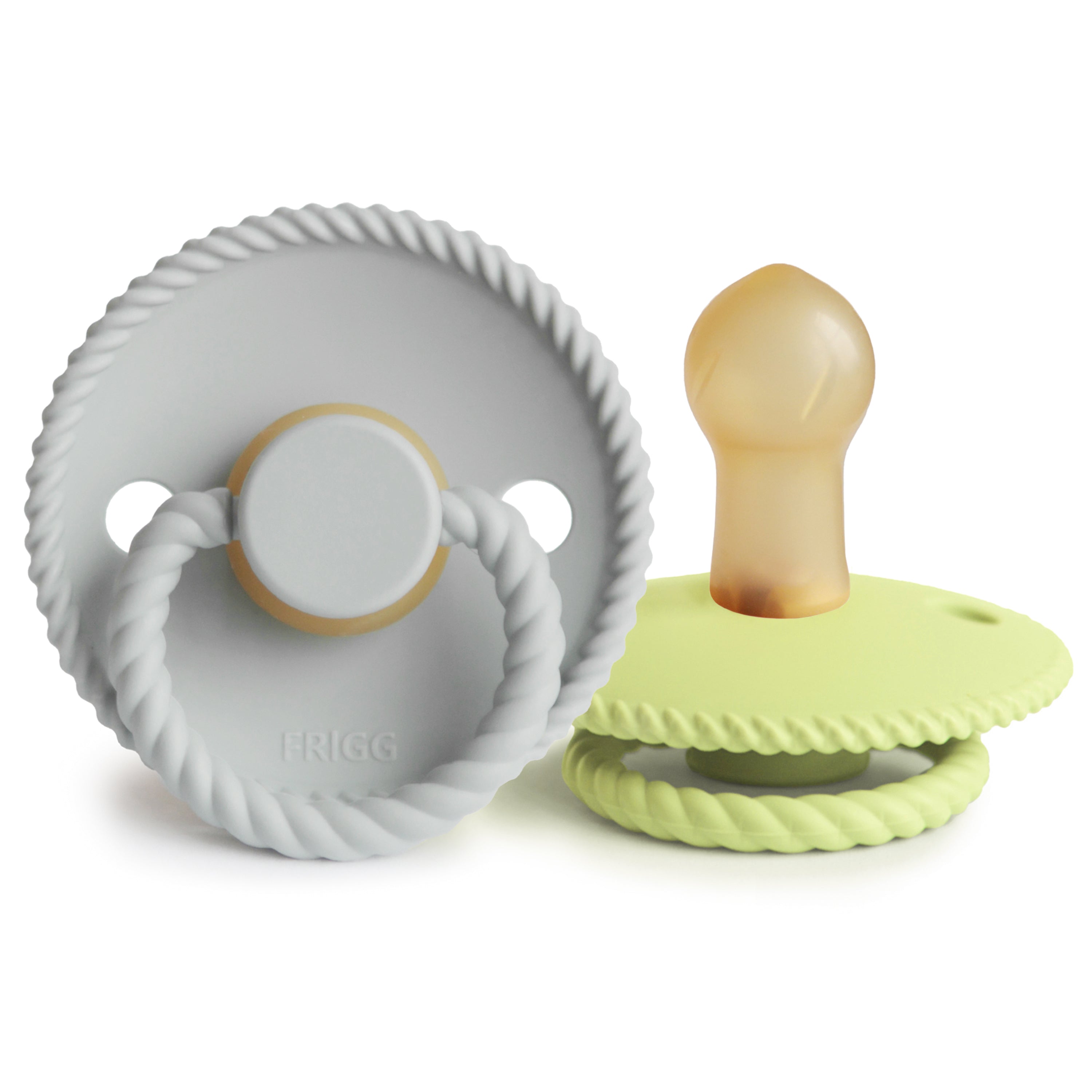 Image of FRIGG Rope Natural Rubber Pacifier 2-Pack