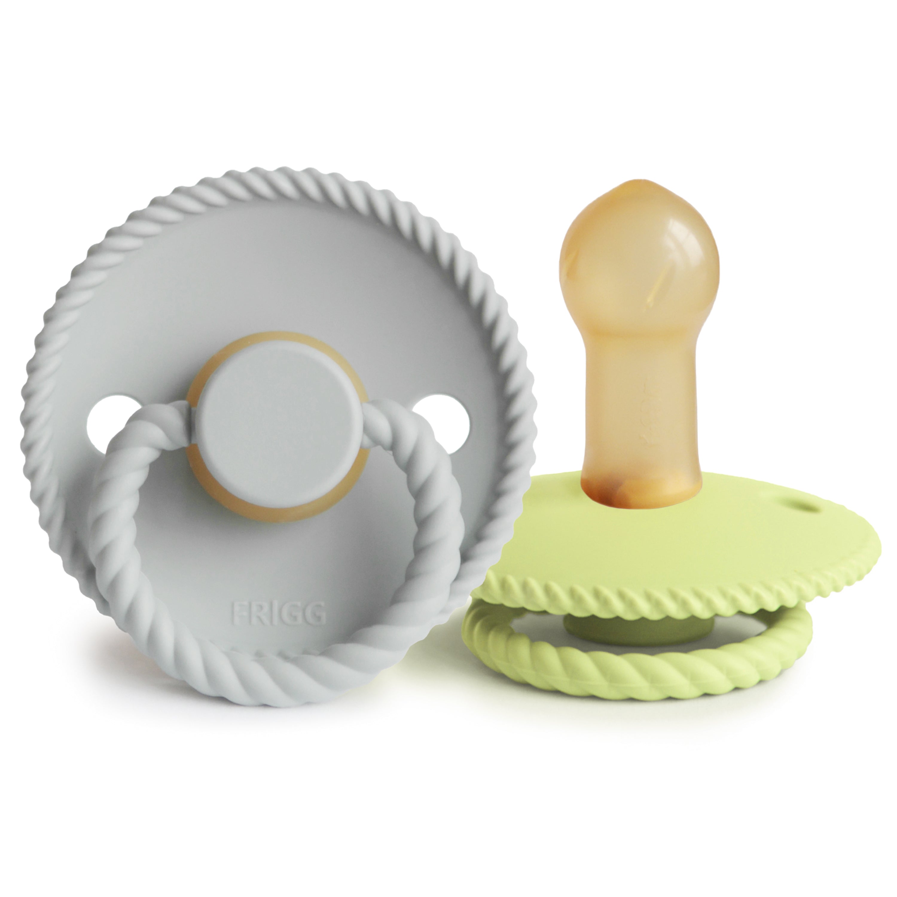 Image of FRIGG Rope Natural Rubber Pacifier 2-Pack