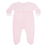 Pink Gingham Smocked Footie