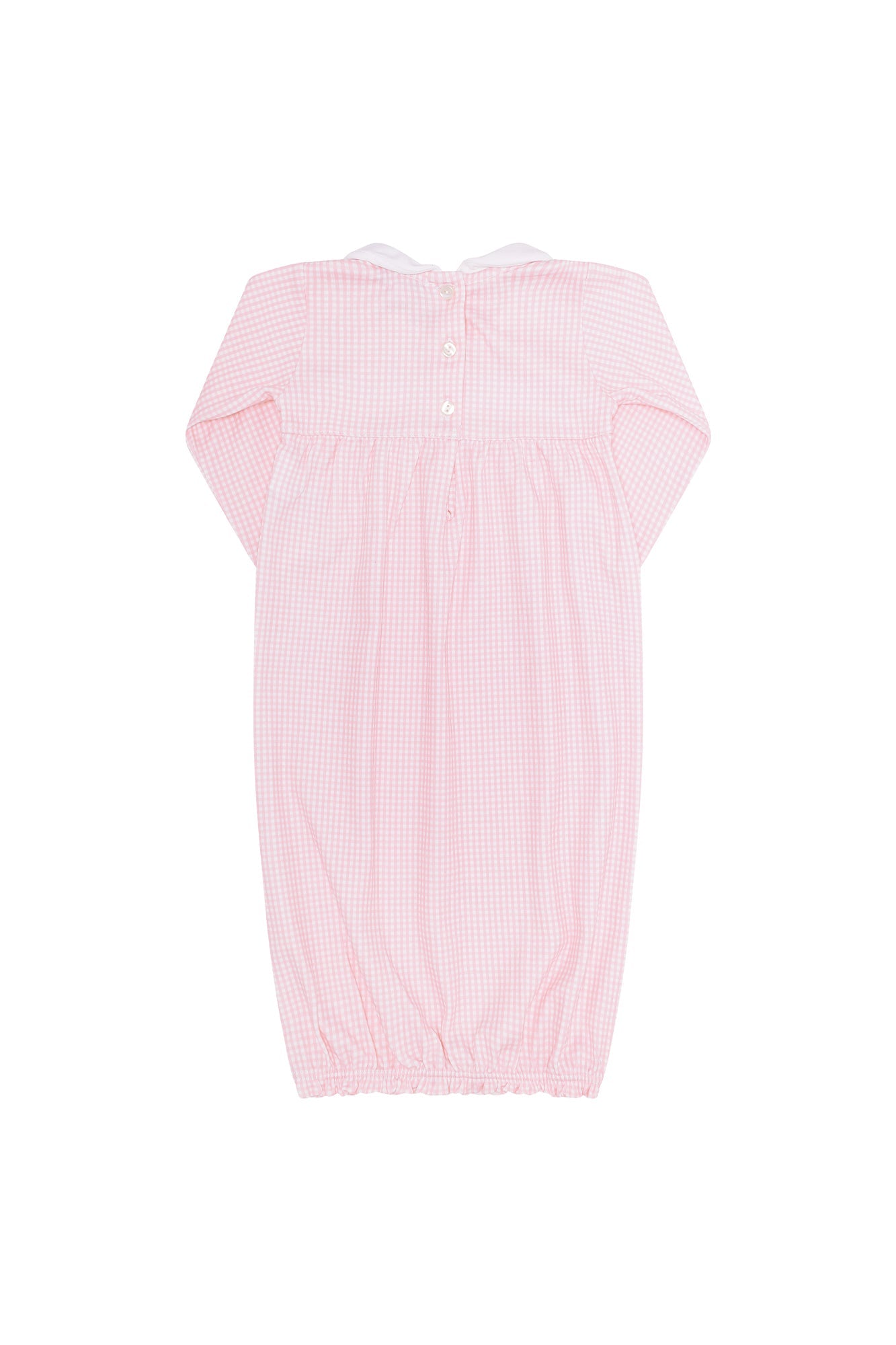Image of Pink Gingham Baby Gown