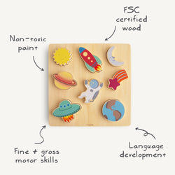 Image of Wooden Space Puzzle