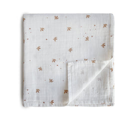 Image of Organic Cotton Muslin Swaddle Blanket