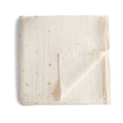 Image of Organic Cotton Muslin Swaddle Blanket