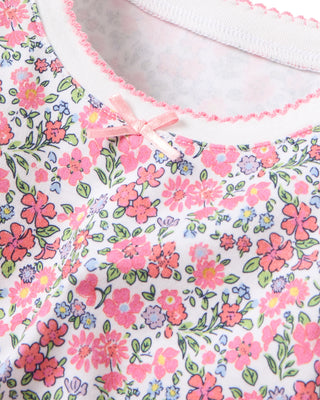 Kid's Pima Snug Fit Pajama Set in Fleurs de Rose