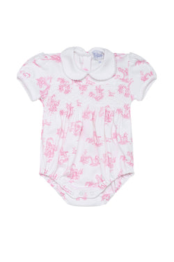 Image of Pink Toile Baby Bubble