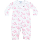 Pink Toile Baby Converter Gown