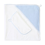 Bubble Hooded Towel - Blue