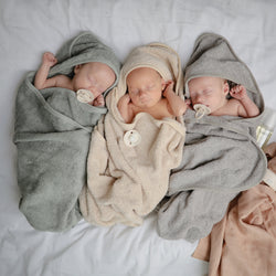 Image of Organic Cotton Baby Hooded Towel
