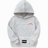 Toddler Boy Bear Printed Hooded