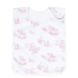 Pink Toile Baby Feeding Bib