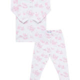 Pink Toile Baby Pajamas