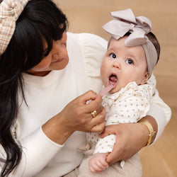 Image of Baby-Led™ Toothbrush + Tongue Depressor