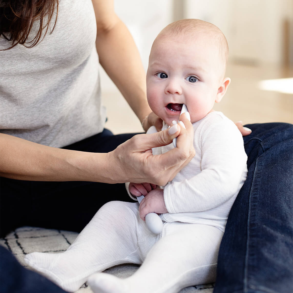 Image of Baby-Led™ Toothbrush + Tongue Depressor