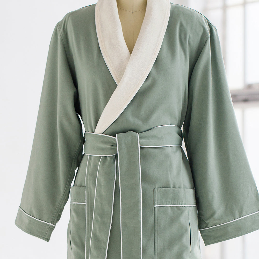 Ultimate Luxury Plush Spa Robe - Eucalyptus