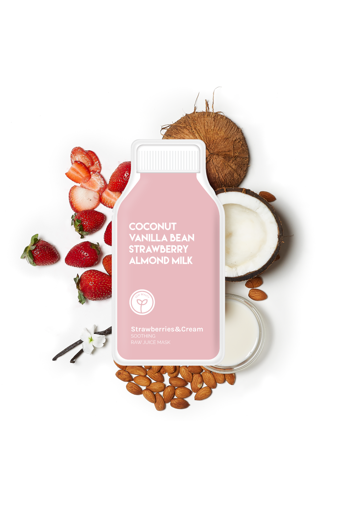 ESW Beauty - Strawberries and Cream Soothing Raw Juice Sheet Mask