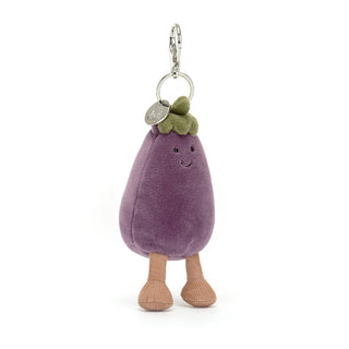 Jellycat Amuseables Eggplant Bag Charm