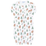 Wonderland Christmas Print Gown