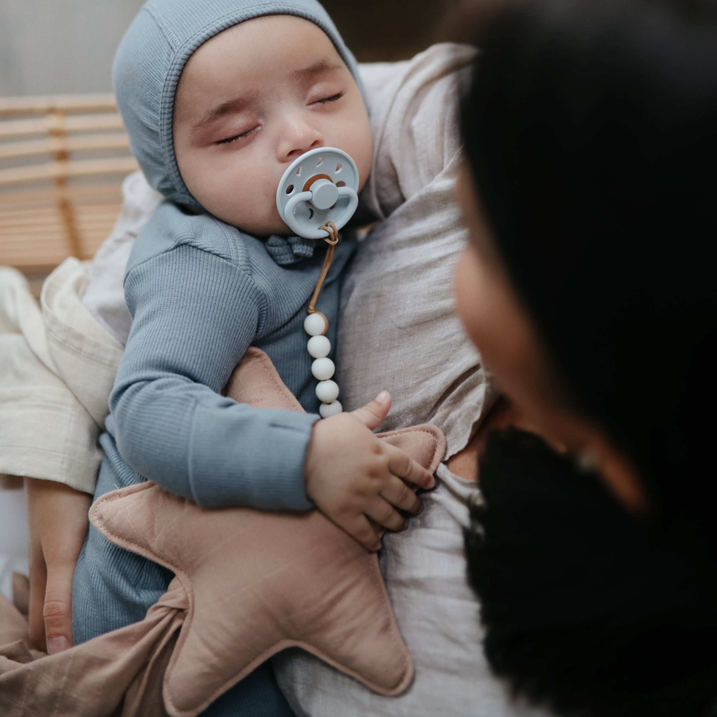 Image of FRIGG Moon Natural Rubber Pacifier 2-Pack