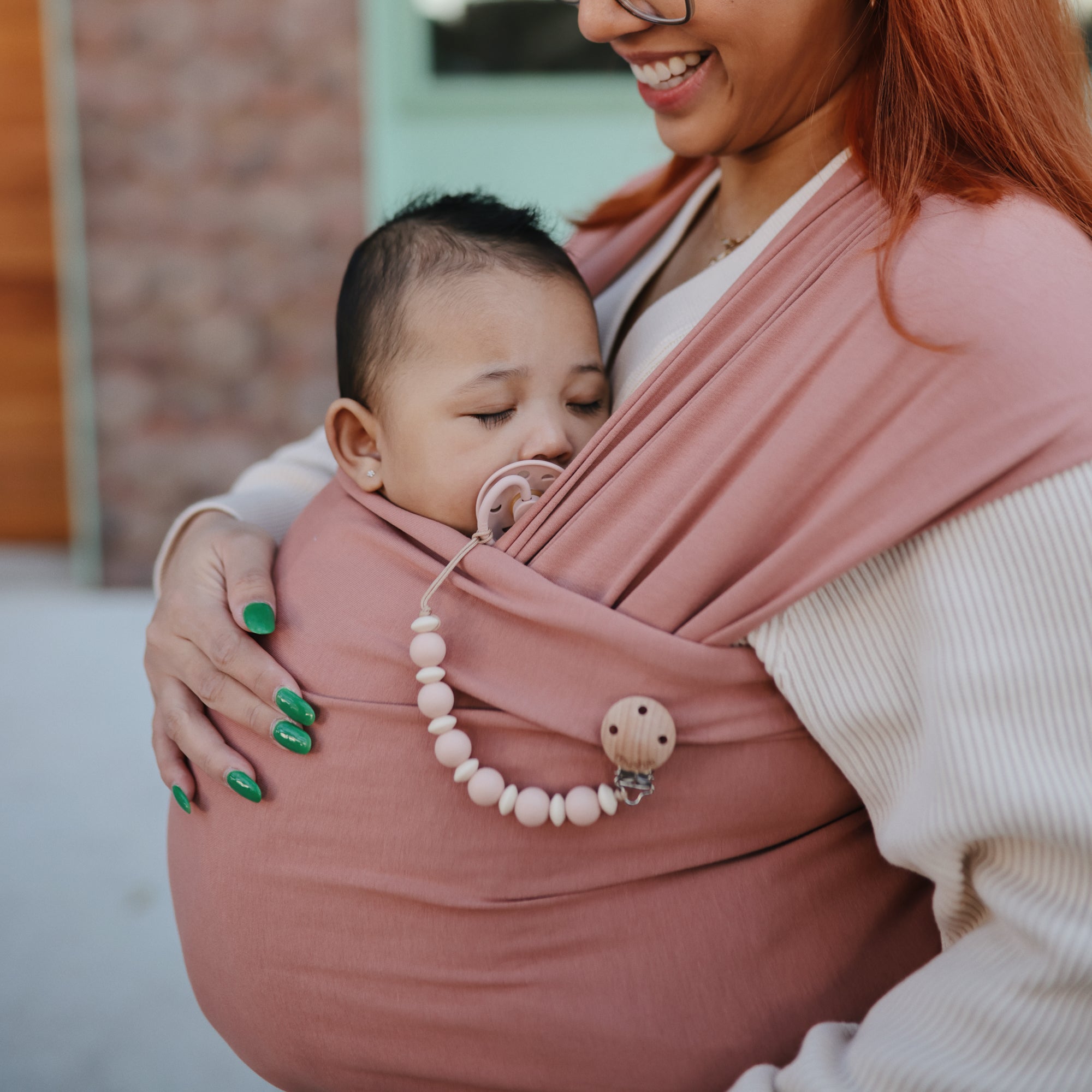 Image of Silicone Pacifier Clip | Luna