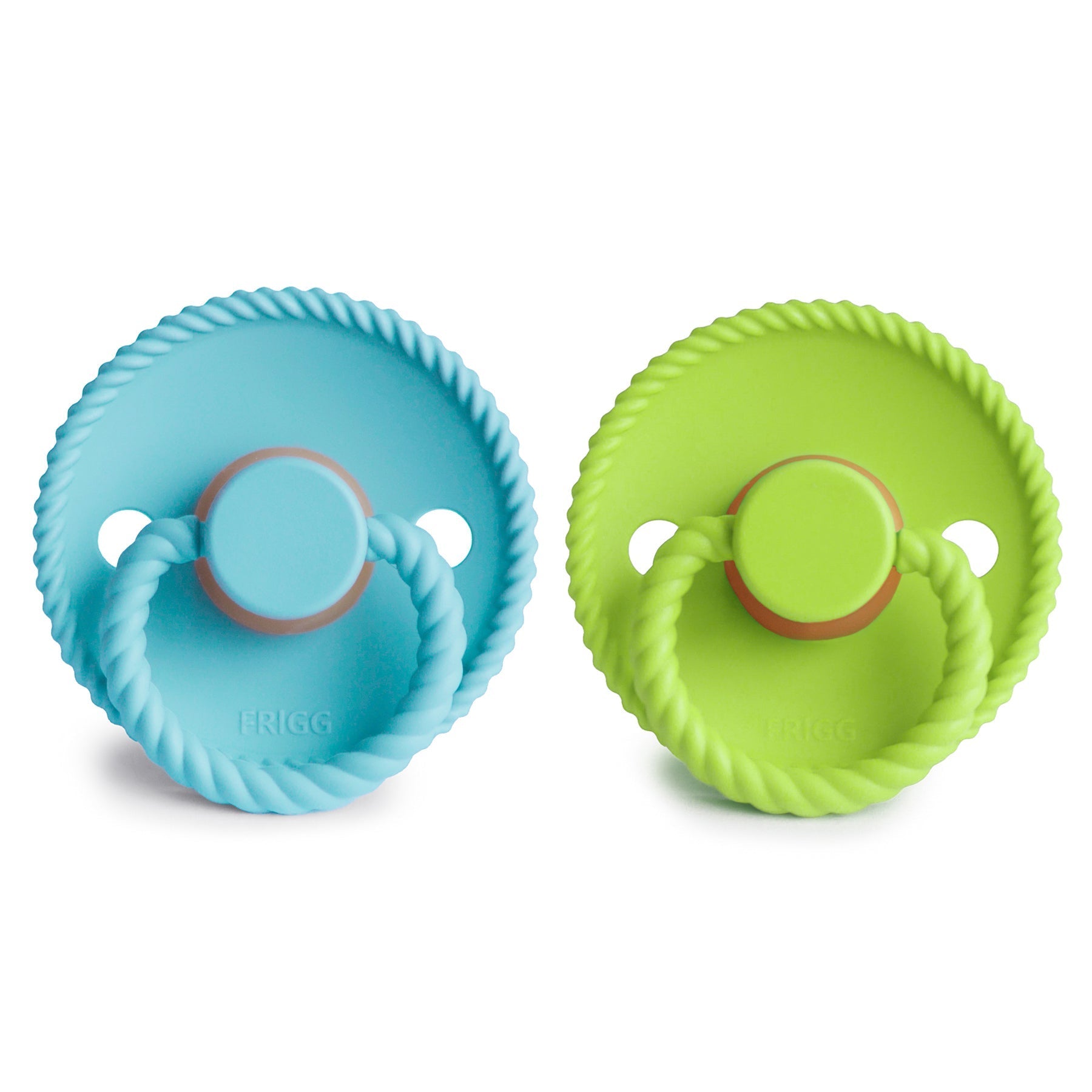 Image of FRIGG Rope Natural Rubber Pacifier 2-Pack