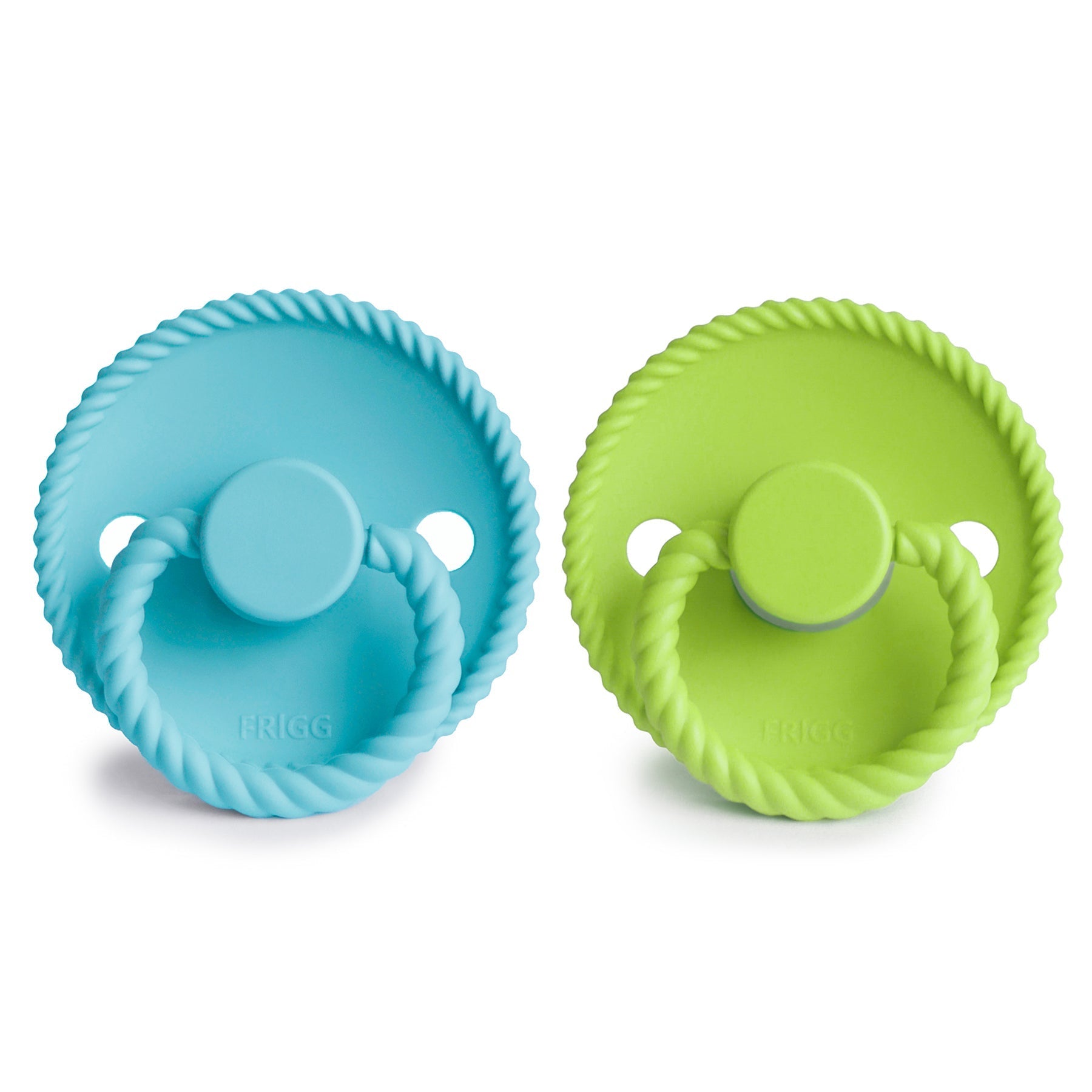 Image of FRIGG Rope Natural Rubber Pacifier 2-Pack