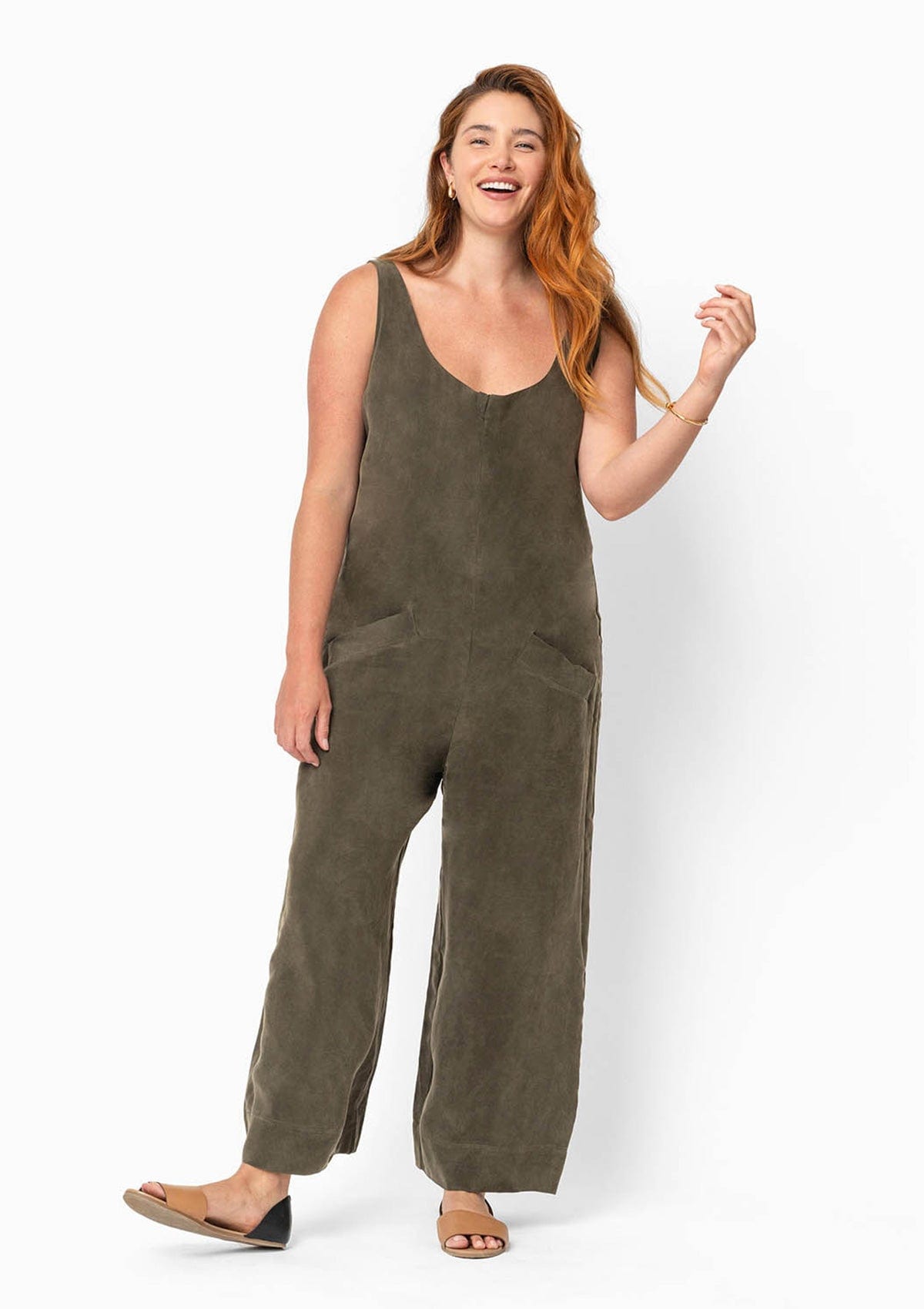Image of Mirage Jumpsuit - Olive