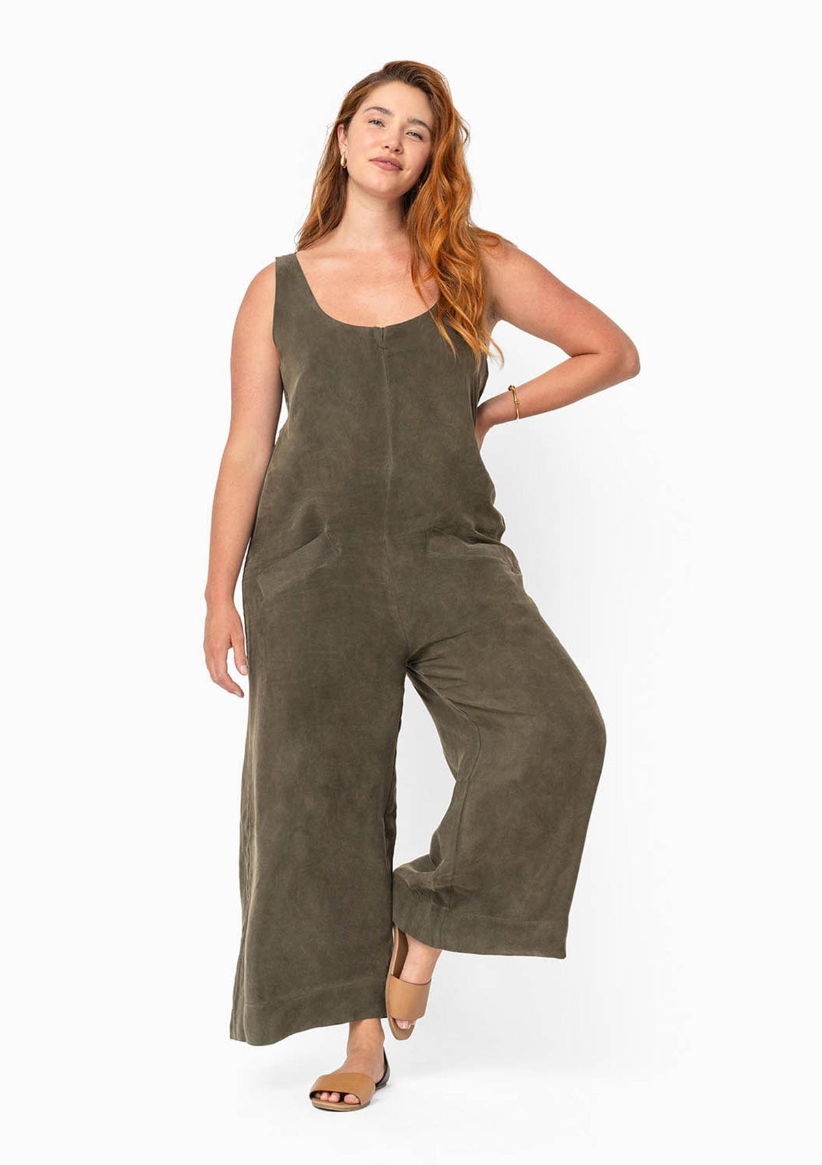 Image of Mirage Jumpsuit - Olive
