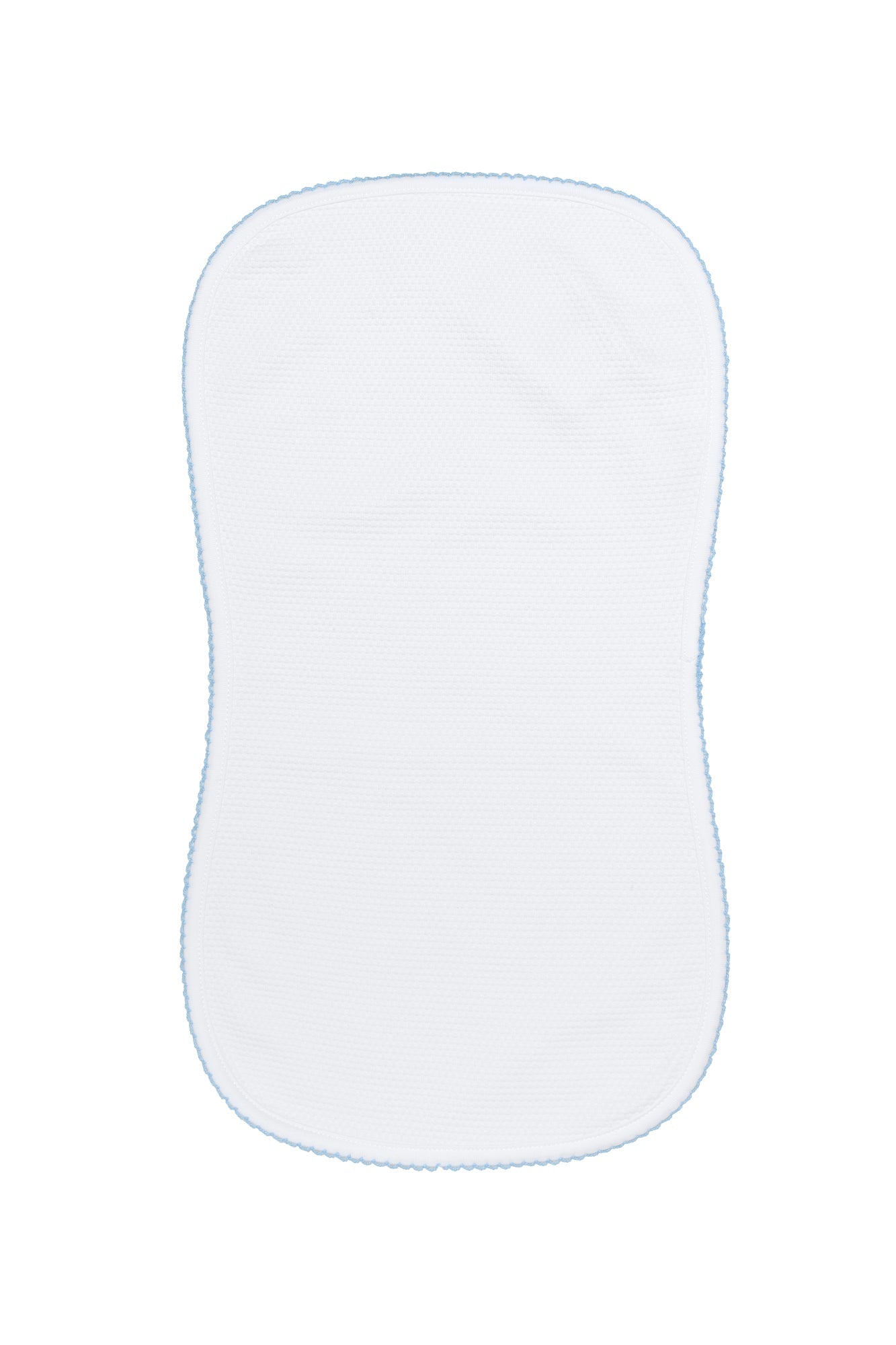 Image of White Bubble Baby Burp Cloth