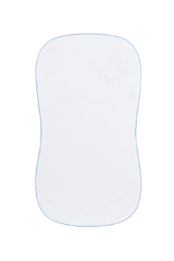 Image of White Bubble Baby Burp Cloth